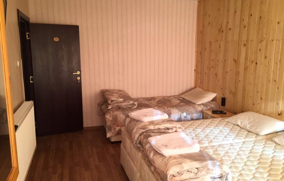 Predel hut rooms